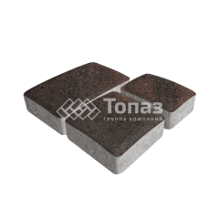 Тротуарная плитка Брук, кармен, 4 см