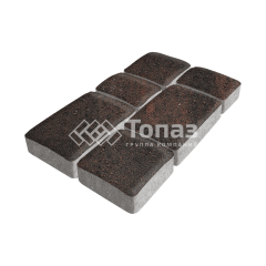 Тротуарная плитка Брук, кармен, 4 см