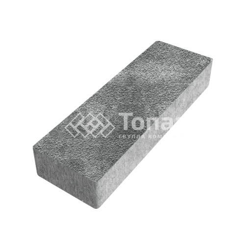 Тротуарная плитка 300х100х60, антрацит на камне