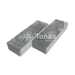 Тротуарная плитка 300х100х60, антрацит на камне