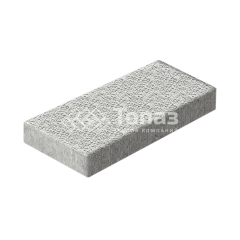 Тротуарная плитка 500х250х60, белая с гранитной крошкой