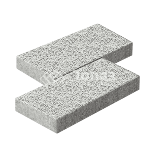 Тротуарная плитка 500х250х60, белая с гранитной крошкой