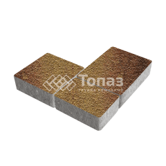 Тротуарная плитка Новый город, каир с гранитной крошкой, 4 см