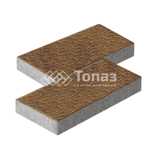 Тротуарная плитка 500х250х60, листопад с мраморной крошкой