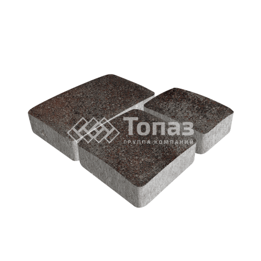 Тротуарная плитка Брук, мокко, 6 см