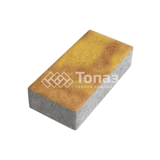 Тротуарная плитка 200х100х60, шафран