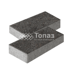 Тротуарная плитка 600х300х60, джафар черный