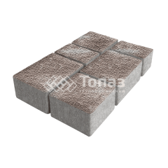 Тротуарная плитка Лэндхаус, авантюр с гранитной крошкой, 8 см