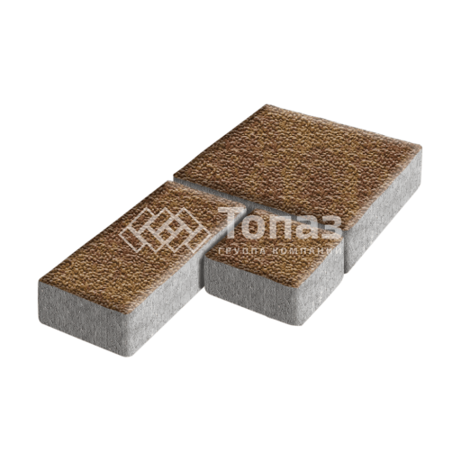 Тротуарная плитка Рубико, листопад с мраморной крошкой, 6 см