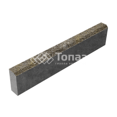 Камень бортовой БР 100.20.8, степь с мраморной крошкой