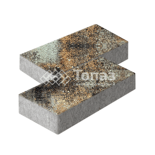 Тротуарная плитка 600х300х60, агат кофейный на камне