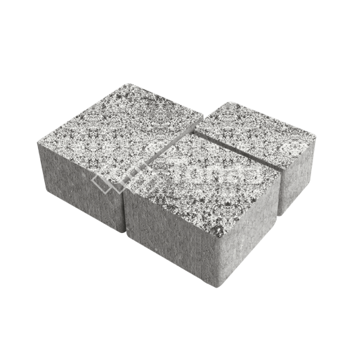 Тротуарная плитка Лэндхаус, аляска белая, 4 см