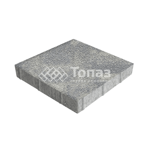 Тротуарная плитка Квадрат 300х300х60, аква на камне