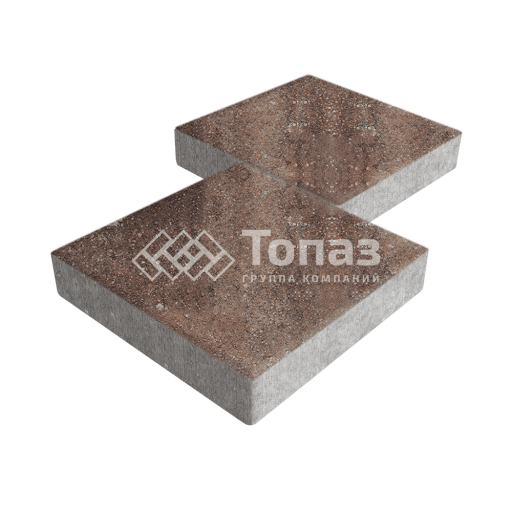 Тротуарная плитка Квадрат 500х500х70, яшма