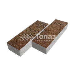 Тротуарная плитка 300х100х60, джафар оранжевый на камне