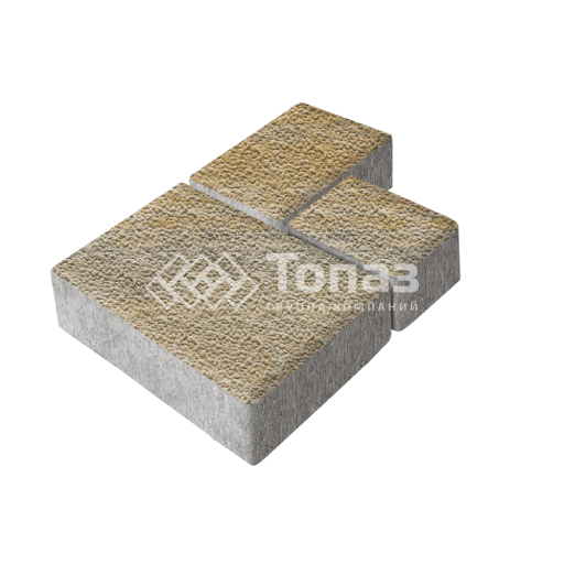 Тротуарная плитка Бергамо, особая серия с гранитной крошкой, 6 см