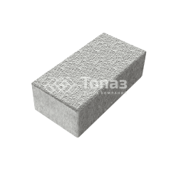 Тротуарная плитка 240х120х70, белая с мраморной крошкой