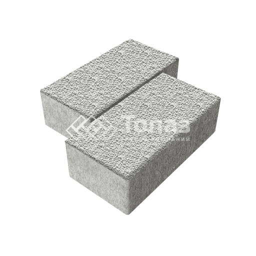 Тротуарная плитка 240х120х70, белая с мраморной крошкой