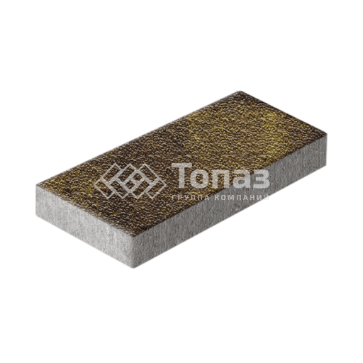 Тротуарная плитка 500х250х60, осень с мраморной крошкой