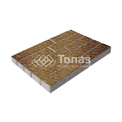 Тротуарная плитка Лукано, каир с мраморной крошкой, 6 см