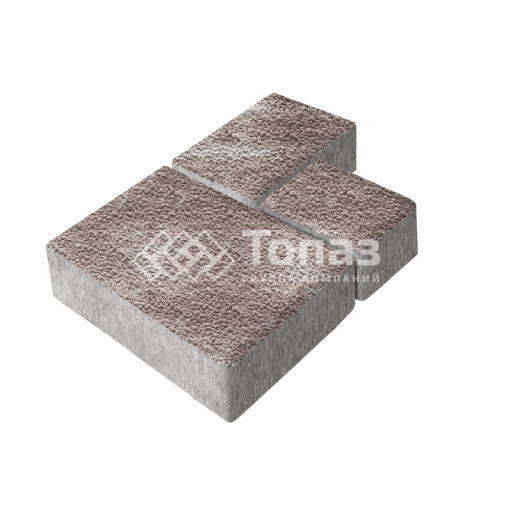 Тротуарная плитка Бергамо, авантюр с гранитной крошкой, 6 см