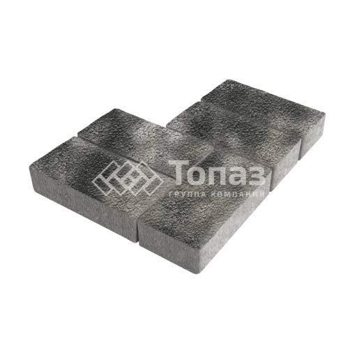 Тротуарная плитка 200х100х60, стоун на камне