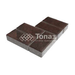 Тротуарная плитка 200х100х80, клинкер