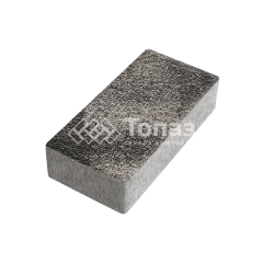 Тротуарная плитка 200х100х80, агат коричневый с мраморной крошкой