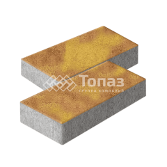 Тротуарная плитка 600х300х60, шафран