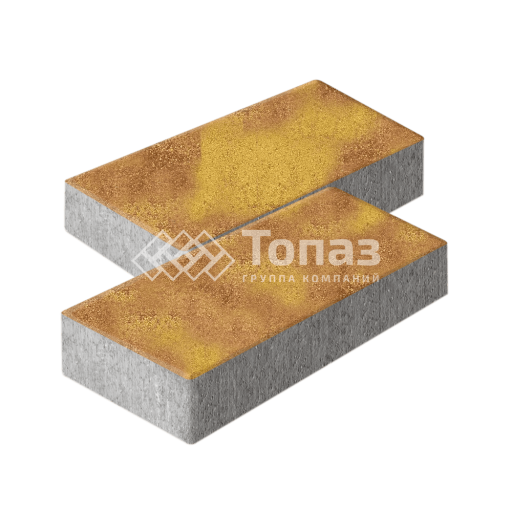 Тротуарная плитка 600х300х60, шафран