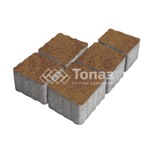 Тротуарная плитка Антик, листопад на камне, 4 см