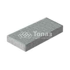 Тротуарная плитка 500х250х60, серая с гранитной крошкой