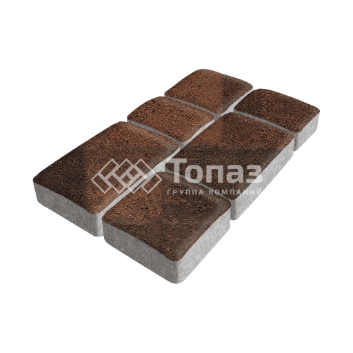 Тротуарная плитка Брук, сорренто, 6 см