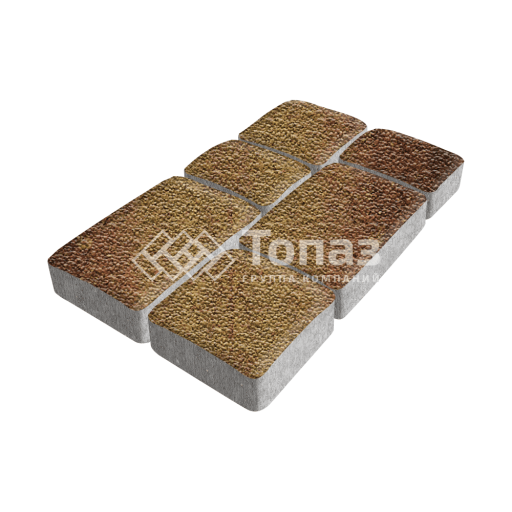 Тротуарная плитка Брук, каир с мраморной крошкой, 6 см