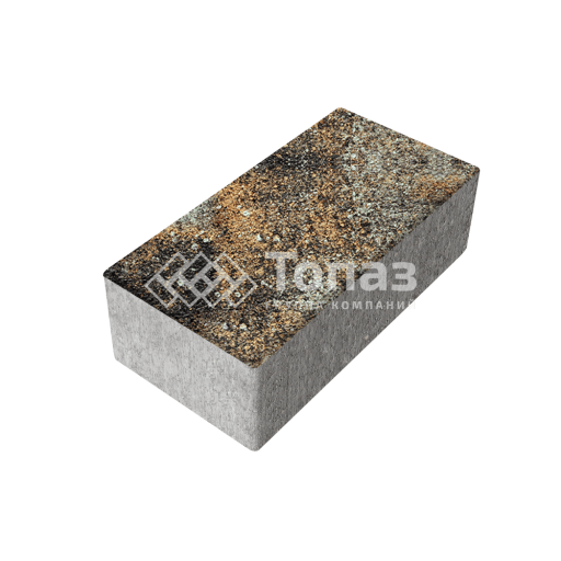 Тротуарная плитка 240х120х70, агат кофейный на камне