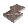 Тротуарная плитка Квадрат 300х300х60, яшма на камне