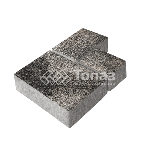 Тротуарная плитка Бергамо, агат коричневый с гранитной крошкой, 6 см