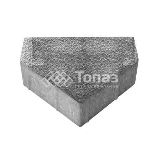 Тротуарная плитка Тиара, антрацит с гранитной крошкой, 6 см