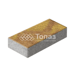 Тротуарная плитка 600х300х60, шафран с гранитной крошкой