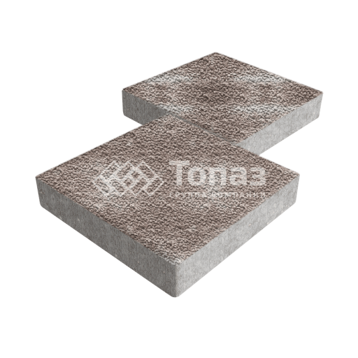 Тротуарная плитка Квадрат 500х500х70, авантюр с мраморной крошкой