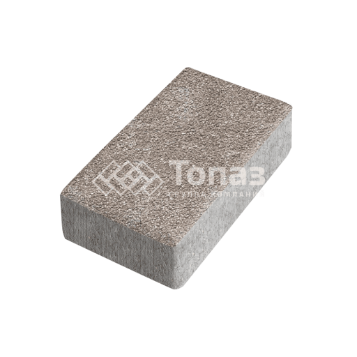 Тротуарная плитка Брусчатка, сахара на камне, 4 см