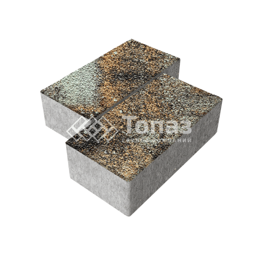 Тротуарная плитка 240х120х70, агат кофейный с мраморной крошкой