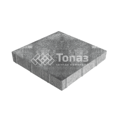 Тротуарная плитка Квадрат 300х300х60, антрацит