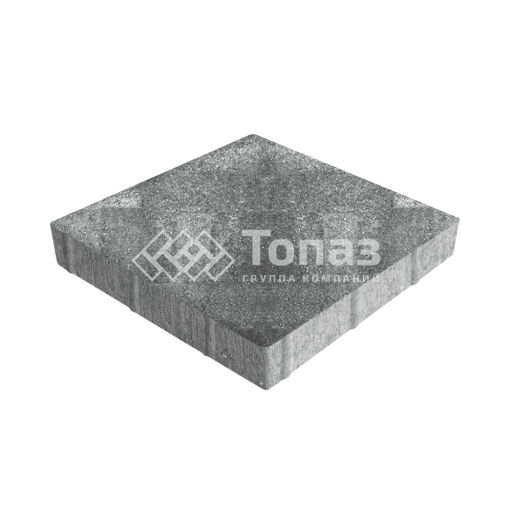 Тротуарная плитка Квадрат 300х300х60, антрацит