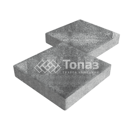 Тротуарная плитка Квадрат 300х300х60, антрацит