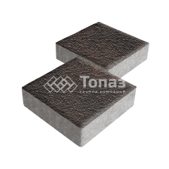 Тротуарная плитка Квадрат 200х200х40, кармен с мраморной крошкой