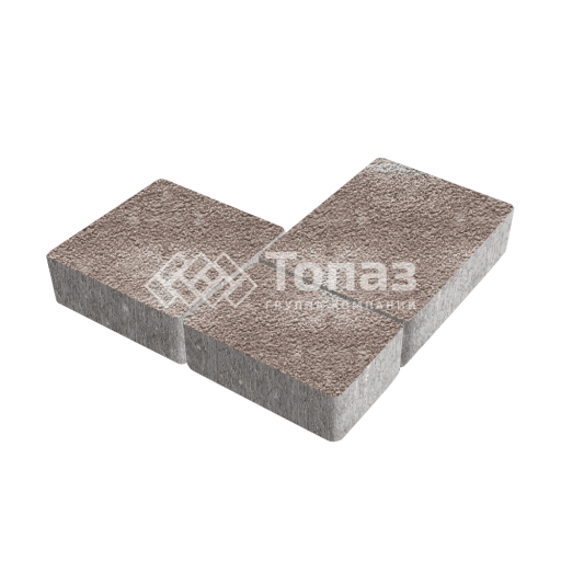 Тротуарная плитка Новый город, авантюр на камне, 6 см