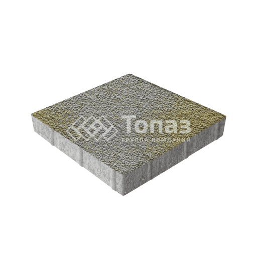 Тротуарная плитка Квадрат 400х400х60, меланж с гранитной крошкой