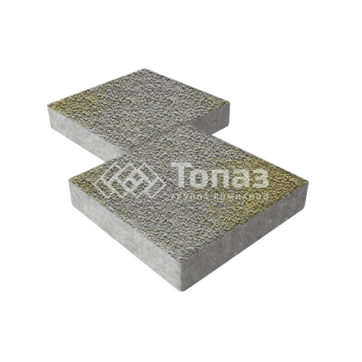 Тротуарная плитка Квадрат 400х400х60, меланж с гранитной крошкой