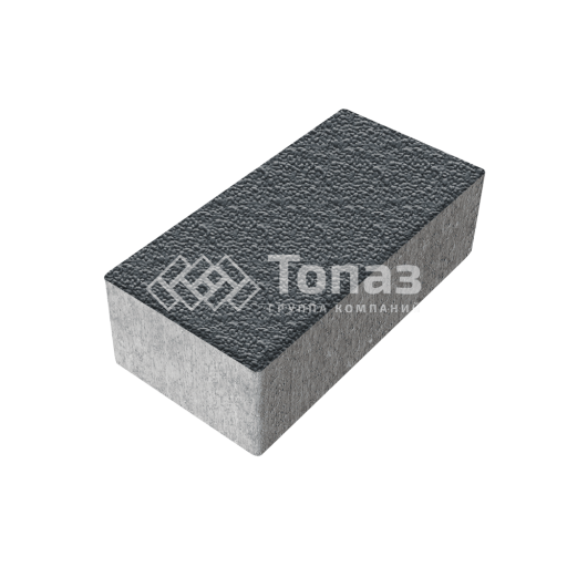 Тротуарная плитка 240х120х70, черная с мраморной крошкой